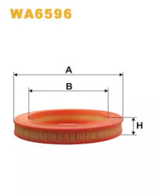 Фільтр повітряний MB W201 WA6596/AR204/1 (вир-во WIX-FILTERS)