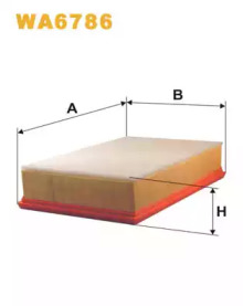 Фільтр повітряний WA6786/AP032/2 (вир-во WIX-FILTERS)