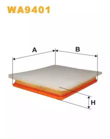 Фільтр повітряний WA9401/AP051/4 (вир-во WIX-FILTERS)