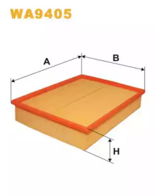 Фільтр повітряний AUDI, VW WA9405/AP063/1 (вир-во WIX-FILTERS UA)