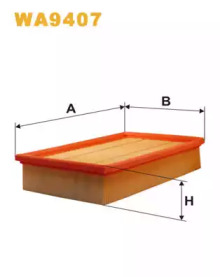 Фільтр повітряний AP074/5/WA9407 (вир-во WIX-FILTERS)