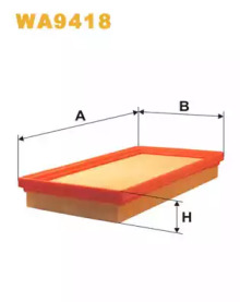 Фільтр повітряний WA9418/AP182/4 (вир-во WIX-FILTERS)