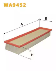 Фільтр повітряний WA9452/AP058/2 (вир-во WIX-FILTERS)