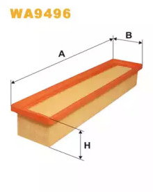 Фільтр повітряний WA9496/AP134/8 (вир-во WIX-FILTERS)