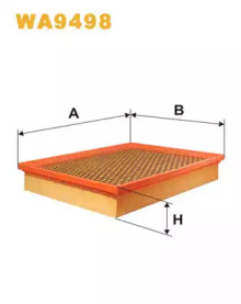 Фільтр повітряний WA9498/188/5 (вир-во WIX-FILTERS)