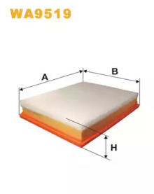 Фільтр повітряний WA9519/AP137/5 (вир-во WIX-FILTERS)