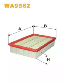 Фільтр повітряний WA9562/AP154/3 (вир-во WIX-FILTERS)