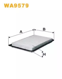 Фільтр повітряний WA9579/AP113/3 (вир-во WIX-FILTERS)