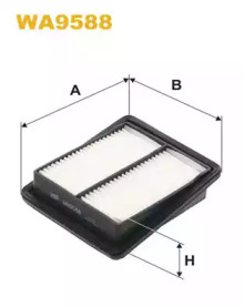 Фільтр повітряний HONDA JAZZ II (вир-во WIX-FILTERS)