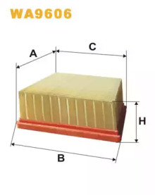 Фільтр повітряний WA9606/AP151/5 (вир-во WIX-FILTERS)