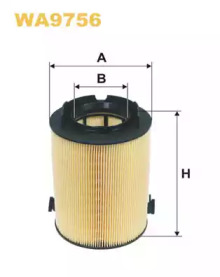 Фільтр повітряний SEAT, SKODA, VW (вир-во WIX-FILTERS)