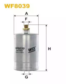 Фільтр палив. MB W124 WF8039/PP835 (вир-во WIX-FILTERS)