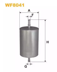 Фільтр палив. AUDI, VW, SKODA WF8041/PP836/1 (вир-во WIX-FILTERS)