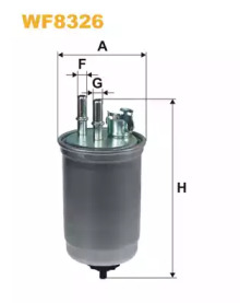 Фільтр палив. WF8326/PP838/5 (вир-во WIX-FILTERS)