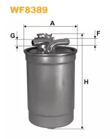 Фільтр палив. PP839/10/WF8389 (вир-во WIX-FILTERS)