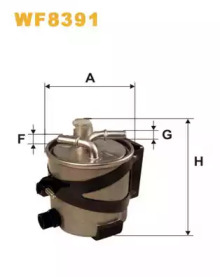 Фільтр палив. WF8391/980/6 (вир-во WIX-FILTERS)