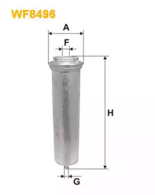 Фільтр паливний BMW 3 (E90/E91/E92/E93) (вир-во WIX-FILTERS)