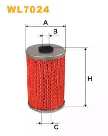 Фільтр масляний двигуна MB W123 WL7024/OM510 (вир-во WIX-FILTERS)