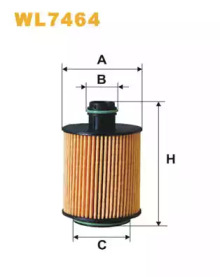 Фільтр масляний двигуна FIAT (вир-во WIX-FILTERS)