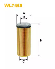 Фільтр масляний двигуна BMW (вир-во WIX-FILTERS) WL7469