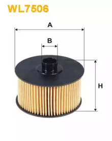 Фільтр масляний двигуна RENAULT LOGAN II 0.9 Tce 13-, NISSAN JUKE 1.2 14- (вир-во WIX-FILTERS)