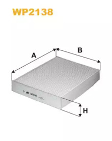 Фільтр салону RENAULT SCENIC III 09-, TRAFIC III 14- (вир-во WIX-FILTERS)