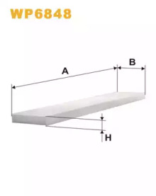 Фільтр салону WP6848/K1024 (вир-во WIX-FILTERS)